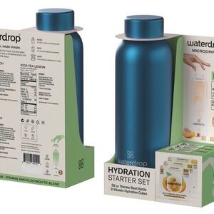 Waterdrop Hydration Set with Peach, Lemon, and Passion Fruit Flavors